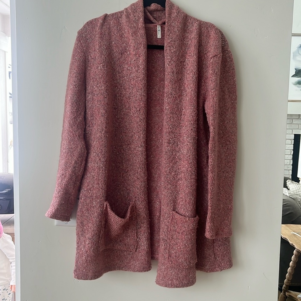 Tupelo Honey Pink Knit Cardigan